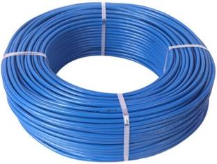 FINENLY Nly 1 sqmm Copper wire Multi strand house Wire FR PVC Electrical wiring 1 sq/mm Blue 90 m Wire
