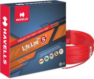 HAVELLS HRFR PVC 1 sq/mm Red 90 m Wire