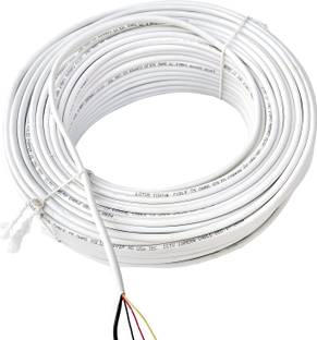 Lipzie PVC 1 sq/mm White 25 ft. Wire