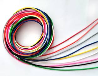 Steko (9-Meter) 0.4-mm 14/36 Wire (1 Mtr Each of 9 Colors) 0.4 sq/mm Multicolor 9 m Wire