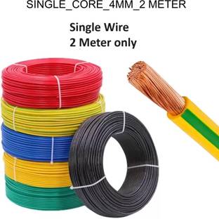 JELECTRICALS PVC 4 sq/mm Multicolor 2 m Wire
