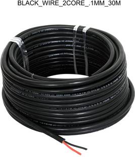 Cordnet PVC 1 sq/mm Black 30 m Wire