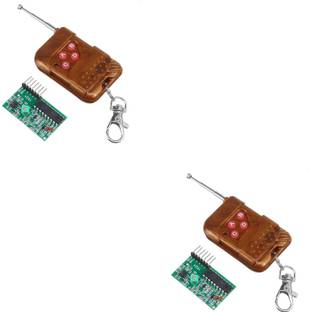 Flyrobo (2 pc) 4 Channel Wireless Four Button RF Remote Control Transce - Electronic Components Electronic Hobby Kit