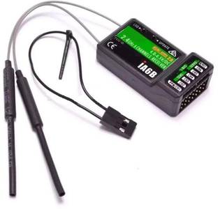 INVENTO 2.4G Flysky 6CH Receiver PPM Output w/iBus Port Compatible FS-i4/i6/i10 (Black) Automotive Electronic Hobby Kit