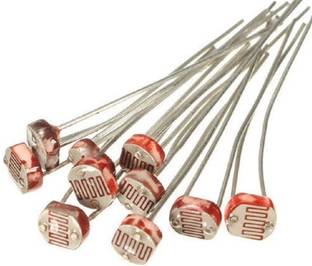 MIFRA ELECTRONICS 5mm LDR Sensor (10 Pcs) Electronic Components Electronic Hobby Kit