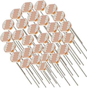 Charohm 10 PCS LDR 5mm Light Dependent Resistor Photoresistor Sensor Electronic Components Electronic Hobby Kit