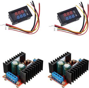 shockley DC VoltAmp 100V and 150W Boost converter (2 VoltAmp Meter + 2 Boost Converter) Meter Electronic Hobby Kit