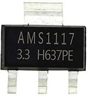 Tayal 20pcs AMS1117-3. 3V AMS 1117 3. 3V 1A LDO Voltage Regulator SOT-223 IC Electronic Components Electronic Hobby Kit