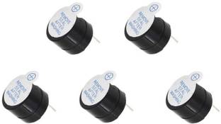 ERHIndia 5 Pcs Passive Piezo Buzzer 5v or Goli Buzzer Acoustic Component Mini Home Electronic Components Electronic Hobby Kit