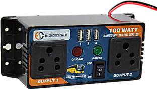 इलेक्ट्रॉनिक्स क्राफ्ट्स 12/24volt to 220 volt 100w DC to AC converter with 3USB And Best quality इलेक्ट्रॉनिक कॉम्पोनेन्ट इलेक्ट्रॉनिक हॉबी किट
