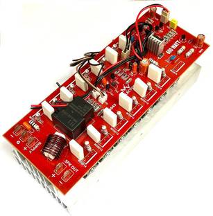 M V COLLECTIONS 600 WATT RMS HEAVY HEAT SINK AMPLIFIER BOARD FOR DJ WITH INBUILT SPEAKER PROTECTION Electronic Components Electronic Hobby Kit