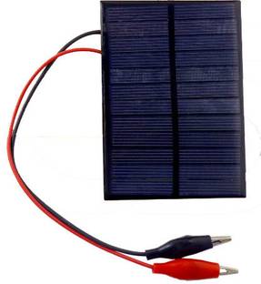 ELECTROSYS 99mmX69mm 6v 180mah Polycrystalline Mini Epoxy Solar Panels with Alligator Clip Electronic Components Electronic Hobby Kit
