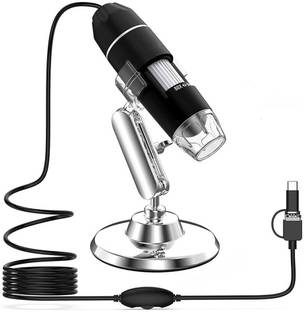 microware 3 in 1 USB Digital Microscope, Compatible with Window 7 8 10 Android Linux. Educational Electronic Hobby Kit