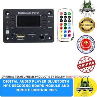 TechSupreme Bluetooth Module Digital Audio Player MP3 Decoding Board Module Remote Control Electronic Components Electronic Hobby Kit