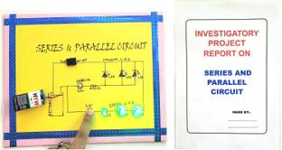 ONTEX ELECTRONICS Series and Parallel Circuit Physics Investigatory Project Model and Science Aid Educational Electronic Hobby Kit