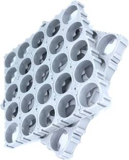 I-Birds Enterprises Cell Spacer Holder 18650 Lithium Battery spacer Heavy ABS + PC Plastic for Power bank or Battery assembling Heat Holder Bracket Plastic Rack Batteries Radiating Shell Educational Electronic Hobby Kit