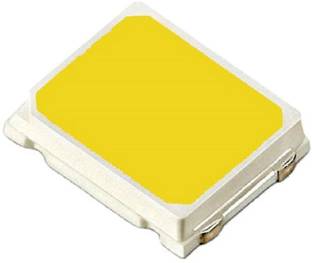 Wizzo 50 Pieces White 1 Watt 6 Volt 120Lm 300mA Super Bright 6500K 2835 SMD LED Chip Light Electronic Hobby Kit