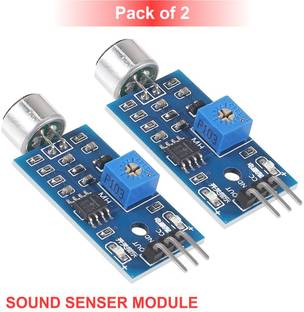 Scienticy Microphone Sound Sensor Module Voice-High Sensitivity Sound Detection(Pack of 2) Electronic Components Electronic Hobby Kit