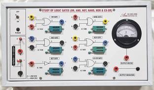 Salco Basic Logic Gates (6 in-1) WITH METER & 6 ZIP SOCKET Meter Electronic Hobby Kit