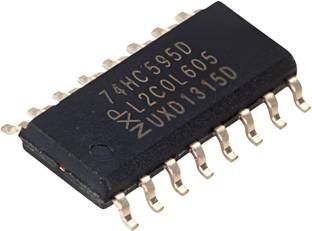 R&D 74HC595 8-bit Shift Register IC (SMD) for Electronic Projects (Pack of 1) Electronic Components Electronic Hobby Kit