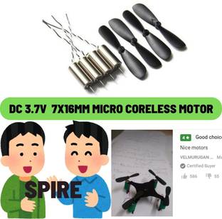 Spire Coreless Motors Mini Drone Motor Kit for School Science Project Motor Control Electronic Hobby Kit