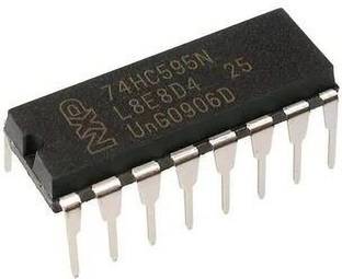 NexElectronic 74HC595 8-bit Serial to Parallel Shift IC (Pack of 5) Electronic Components Electronic Hobby Kit