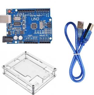 Electrobot UNO SMD Microcontroller Combo with USB Cable and Acrylic Case Micro Controller Board Electronic Hobby Kit