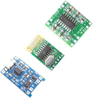 Malati (COMBO 3 ) Amplifier Board. 5V Bluetooth Audio Receiver.Battery Charging Module. Electronic Components Electronic Hobby Kit