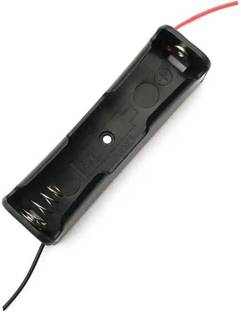 UNIXAA 18650 Single Battery Holder Case with Wire Leads (1 Holder Case) Electronic Components Electronic Hobby Kit