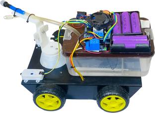 Mechanic37 Fire Fighter Robot (Big Size ) Major Engineering Project WIth Project Report Educational Electronic Hobby Kit