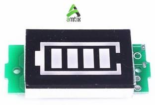 AMTIX Battery Level Indicator Module 1S Single 3.7V Capacity (1 pc)bn Electronic Components Electronic Hobby Kit