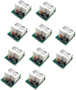 INVENTO 10Pcs 24V 30A 1 Channel Relay Module Low Level Trigger for Home automation Automotive Electronic Hobby Kit