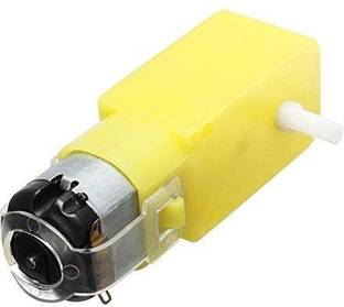 SP Electron Single shaft BO Motor Gear Motor for Robotic Vehicles Yellow (Pack of 1) Electronic Components Electronic Hobby Kit