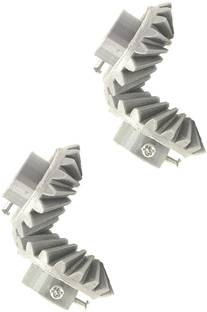 INVENTO 2 Pair 3D Helical Bevel Gear 20 Teeth, 53mm dia,15mm Width,6mm hole,2.5 Module Automotive Electronic Hobby Kit