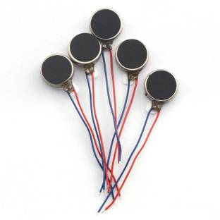 RANVIRKAR 5pcs Coin Vibration Motor 1V to 6V 10x3mm Round Electronic Components Electronic Hobby Kit