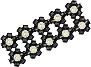 SYMFONIA 5 Watt White SMD LED Diode Bulb Lamp with Heatsink (Pack of 10) Light Electronic Hobby Kit