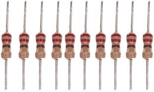 IOTCART 220 Ohm Resistor - (Pack of 10) Electronic Components Electronic Hobby Kit