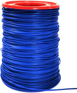 Wizzo (90 Meter) 48 Guage PVC Coated Jumper Wire BLUE Electronic Components Electronic Hobby Kit