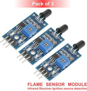 Scienticy Flame Sensor module infrared Receiver Ignition source detection (Pack of 3) Electronic Components Electronic Hobby Kit