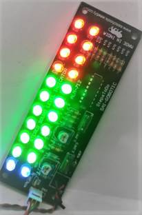 साई रोबोटिक KA2281 / TA7666 Stereo Audio Level Indicator Ready Module Sound Audio Spectrum Analyzer DC6V-12V 10 + 10 Segment ( 22 L.E.D. – 2 Blue,12 Green, 8 Red ) with Report डिस्प्ले लाइट इलेक्ट्रॉनिक हॉबी किट
