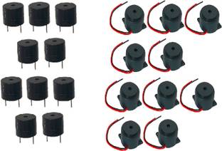 Technical hut 10 Pieces Big Piezo Buzzer With 10 Pieces small buzzers Educational Electronic Hobby Kit