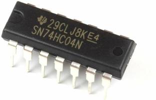 jivith SN74HC04N 7404 IC Inverter, 74HC04, 1 Input, 5.2 mA, 2 V to 6 V, DIP-14 Electronic Components Electronic Hobby Kit