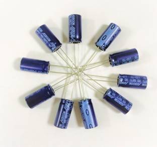 Spikingnet 10Pcs 100uF 120V 105°C Radial Electrolytic Capacitor 10x20MM Electronic Components Electronic Hobby Kit