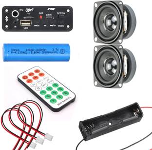 HouseOfCommon HIGH QAULITY Speaker Kit with Bluetooth Board, Built-in Amplifier Sound Recorder and Sound Circuit Electronic Hobby Kit