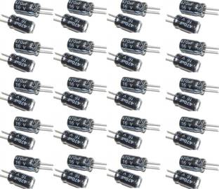 R&D Pack of 40 470uF 16V 105C Radial Electrolytic Capacitor 8x12mm Electronic Components Electronic Hobby Kit