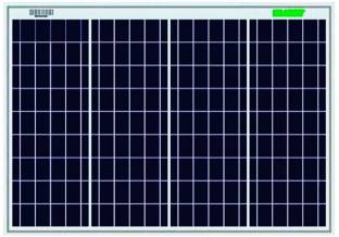 AEAAICO WAAREE 50 Wp 12V 36 Cells Polycrystalline Solar PV Module Module Miscellaneous Electronic Hobby Kit