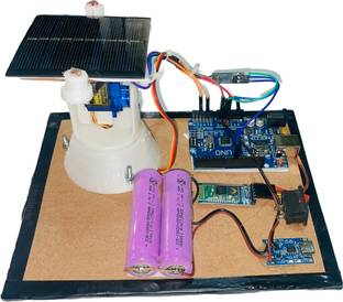 Mechanic37 Solar Tracker Single Axis Engineering Project ( Android Controlled + Automatic ) Educational Electronic Hobby Kit