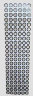 MIZY ENTERPRISES 132pcs 18650 battery positive terminal insulation Ring stickers Electronic Components Electronic Hobby Kit