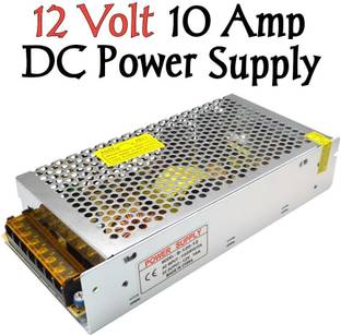 BALRAMA 12V 10A 120W SMPS AC/DC Power Supply 12 Volt DC Converter Adaptor 10 Amp Charger 10 A One Way Electrical Switch