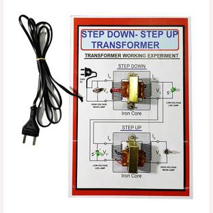 MELODY's Step Down and Step up Transformer Combine Model Physics Science Project. Educational Electronic Hobby Kit